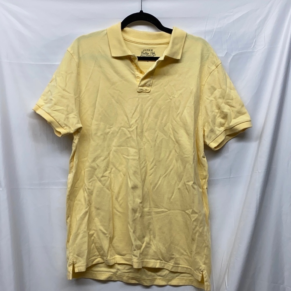 J. Crew Pique Cotton vintage Polo sz large